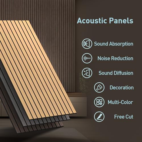 6 Pack Acoustic Panels, 47.2" x 23.6" Sound Proof Panels - Image 5