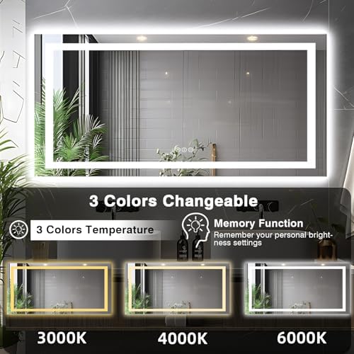 EchosLife 72"x36" Bathroom Mirror - Image 5