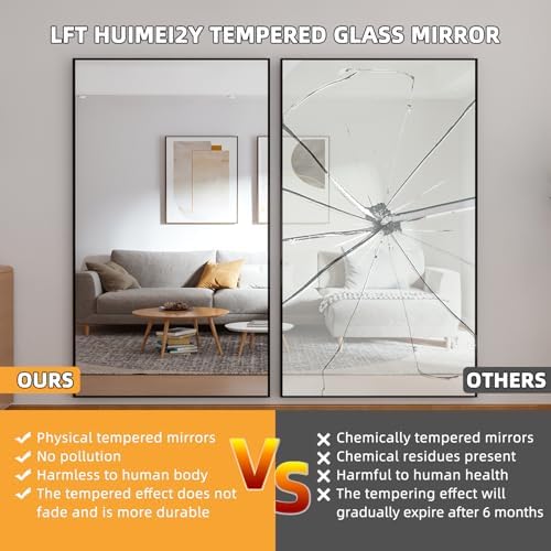 LFT HUIMEI2Y 76.4"x37" Full Length Mirror - Image 4