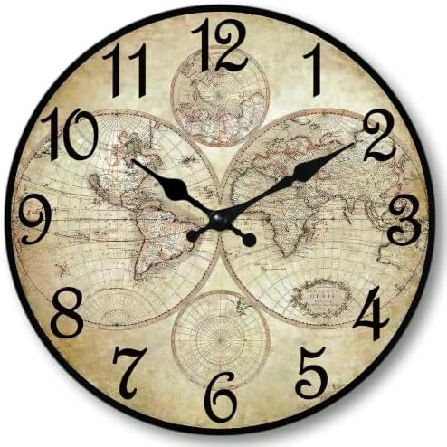 CHYLIN Wall Clock Nautical Decor Silent Non-Ticking Battery Operated by CHYLIN