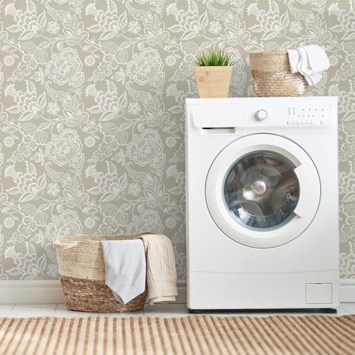 Hopepak Vintage Floral Peel and Stick Wallpaper Botanical Contact Paper Retro - Image 6