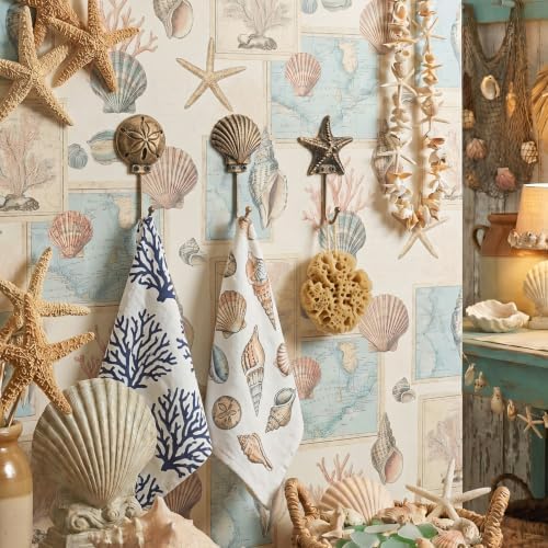 Hicarer 3 Pcs Ocean Cast Iron Wall Hooks - Image 3