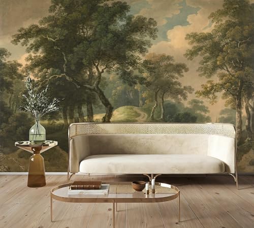 Vintage Forest Mural Wallpaper Peel and Stick - Image 3