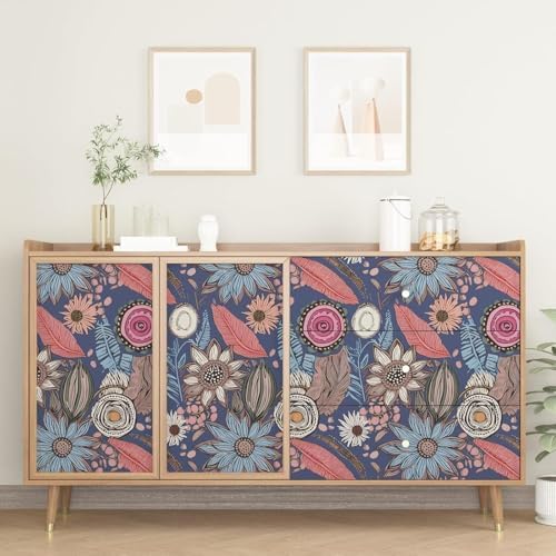 Laatse Boho Wallpaper Peel and Stick 17.5"x393" - Image 3