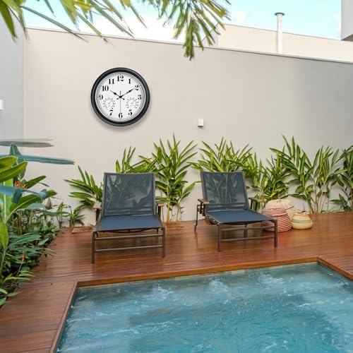 45MinST 13-Inch Vintage Outdoor Wall Clock - Image 4