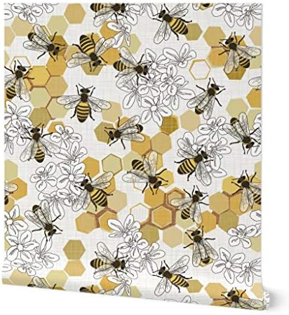 Spoonflower Endangered Species Peel and Stick Removable Wallpaper by Spoonflower