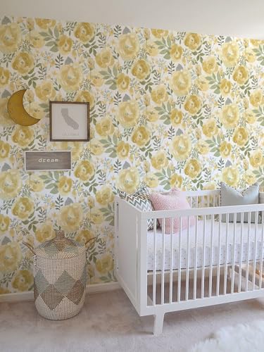 Orainege Peel and Stick Wallpaper Floral Wallpaper - Image 4