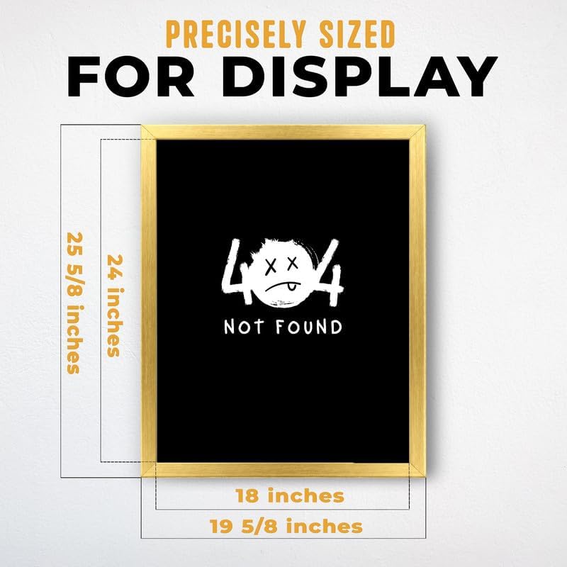 InkFlow Posters Not Found Canvas Poster - Image 3