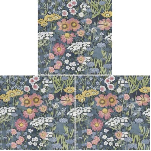 Orainege Vintage Floral Wallpaper Peel and Stick Wallpaper Daisy by Orainege