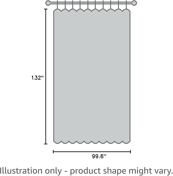 NICETOWN Room Separating Divider 132" Long, Room Divider Curtain Screen - Image 9