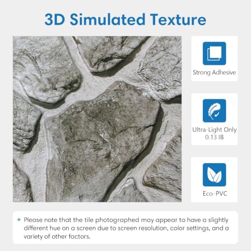 COMSTICKC 3D Peel and Stick Faux Stone Wall Panels - Image 3