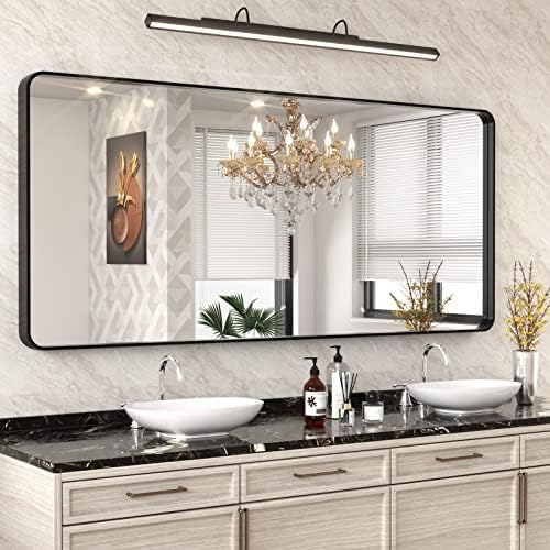 WEER Black Bathroom Vanity Mirror 72X32 Inch by WEER