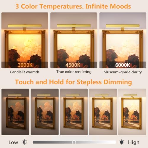 Innovative Insert-Type Picture Light, No-Drill Magnetic Mount - Image 5