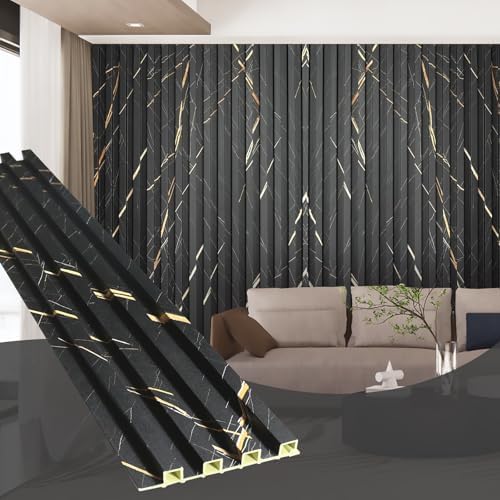 OUZUGIE WPC Acoustic Slat Wall Paneling by OUZUGIE