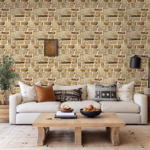 Commomy Faux Stone Peel and Stick Wall Panels - Image 2