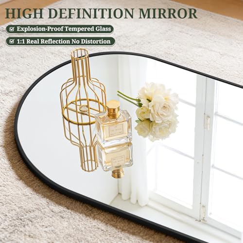Mirror Full Length 59"x16", Arched Full Body Floor Mirrors - Image 5