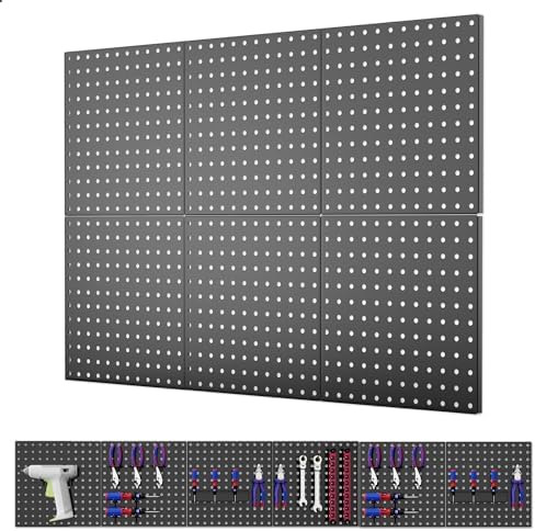 ValueMax 6 Pack Metal Pegboard Panels by ValueMax