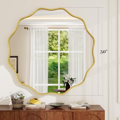 Wavy Round Mirror - Image 5