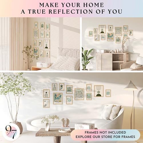 97 Decor Sage Green Wall Art, 12 Matisse Style Prints - Image 4