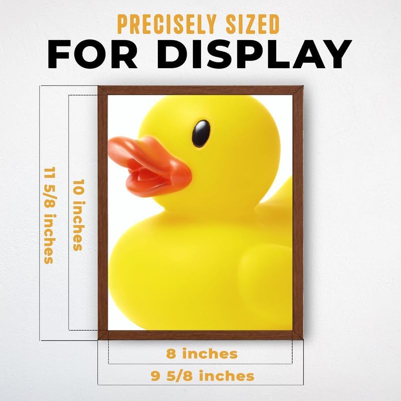 InkFlow Posters Yellow Rubber Duck Canvas Poster - Image 3
