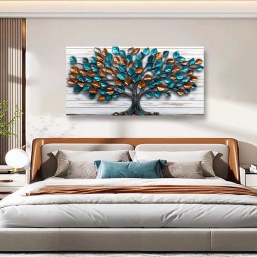 Tree Nature Wall Art Bedroom Abstract Wall Decor Living Room, Tree of Life - Image 6