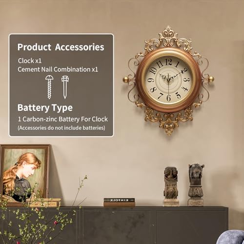 Vintage Wall Clocks Living Room - Image 4