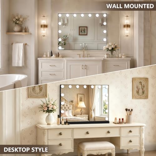 Ratsamee Black Hollywood Vanity Mirror - Image 4