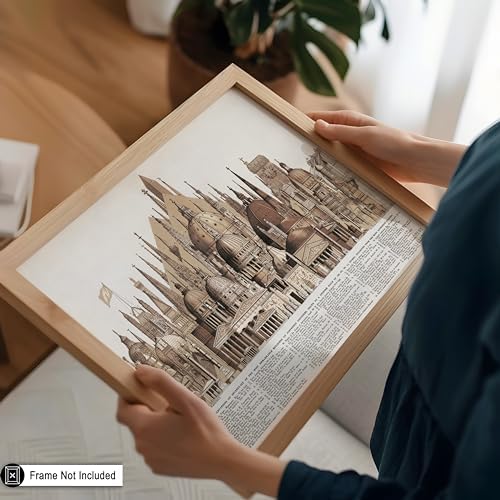 Poster Master Vintage Principal High Buildings of the Old World Poster - Image 5