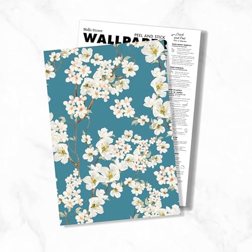 Main Street Peel and Stick Wallpaper Sheets, Magnolia Branches - Image 6