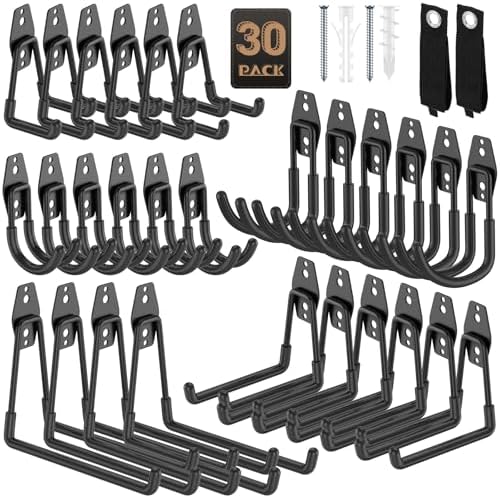 Heavy Duty Garage Hooks for Storage & Hanging Items by YouthZeal