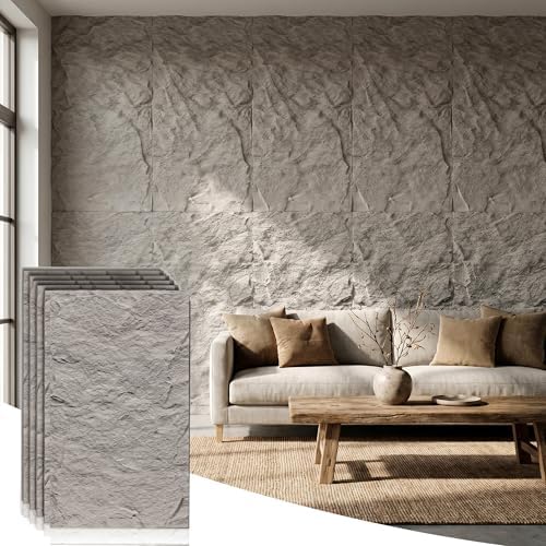 GLALAND 3D Faux Stone Wall Panels by GLSLAND