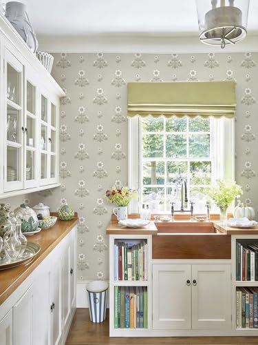Vintage Floral Wallpaper Floral Peel and Stick Wallpaper - Image 5