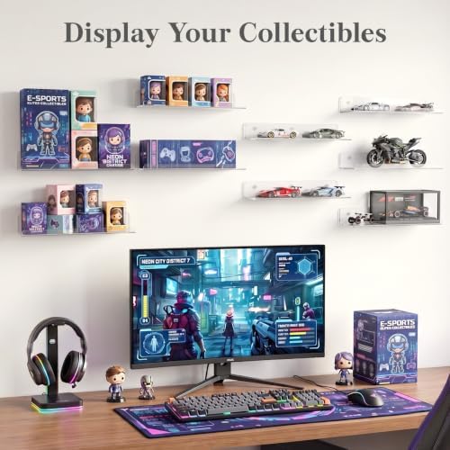 Lifewit Acrylic Floating Shelves - Image 2