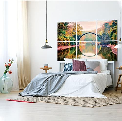 JBER Art Acoustic Panels 72" x 48", Sound Absorbing Wall Art, Kromlau Park - Image 4