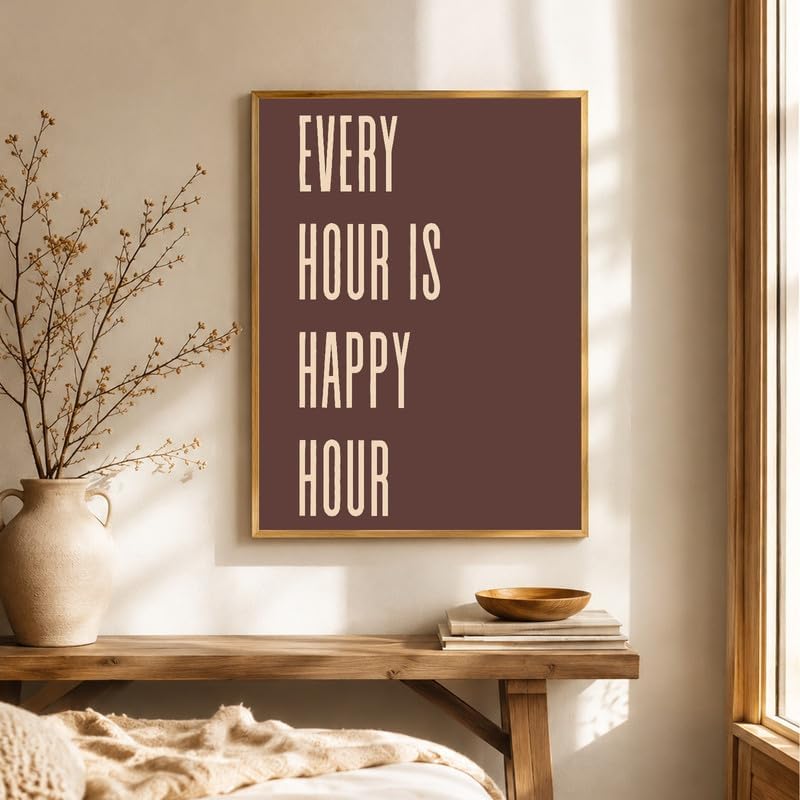 InkFlow Posters Every Hour Happy Hour Canvas Poster - Image 4