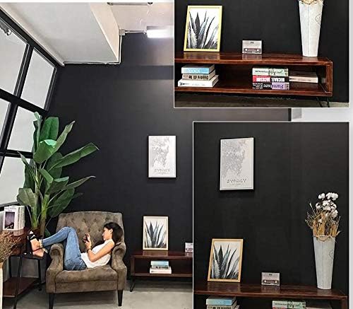 Yasinet Peel and Stick Wallpaper Black Wallpaper Black Contact Paper Modern - Image 6