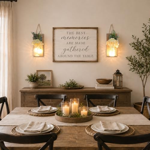 Rustic Wall Sconces Set of 2 - Image 4