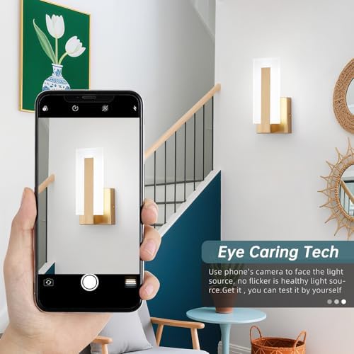 Modern Wall Sconces Set of Two, Indoor Wall Mounted Lighting Fixture, 6000K - Image 3