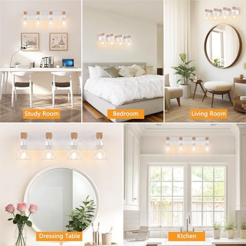 FadimiKoo 4-Light Farmhouse Vanity Lights - Image 7