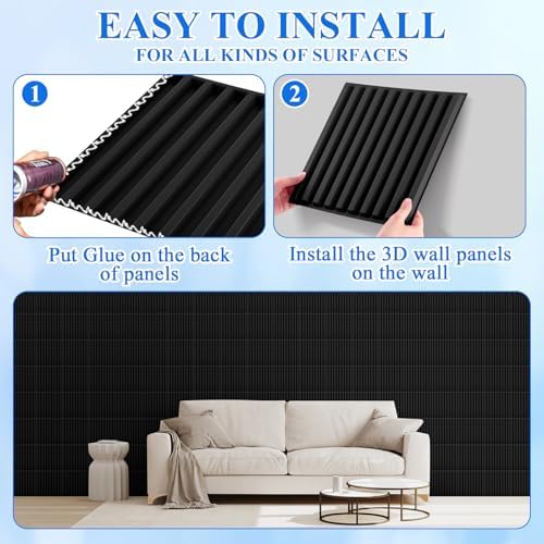 Nuanchu 90 Pcs 3D Wall Panels - Image 4
