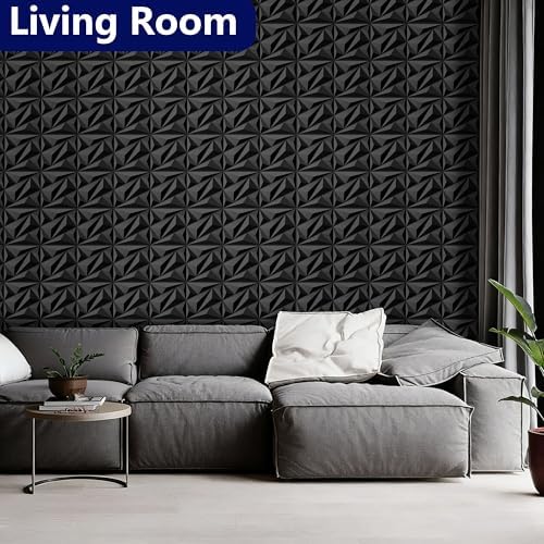 3D Wall Panels Black PVC Wall Panels - Image 6