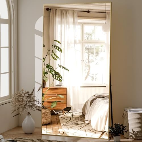 GLSLAND 71"x31" Full Length Mirror Large Floor Mirror by GLSLAND
