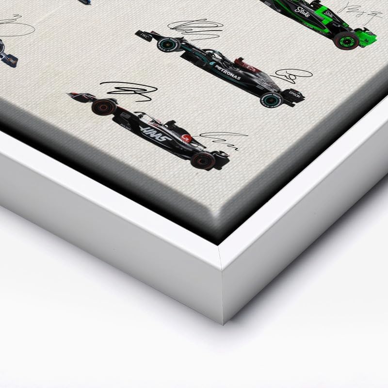 InkFlow Posters Car Racing Canvas Poster - Image 2