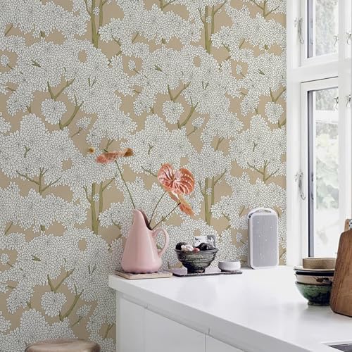 JiffDiff Tree Wallpaper Peel and Stick Jungle Wall Paper Forest Mural Stick on - Image 2