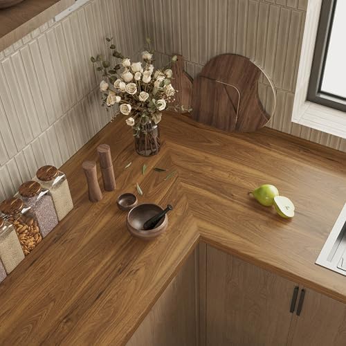 COSNIGHT Wood Grain Contact Paper, Vintage Peel and Stick Wallpaper - Image 3