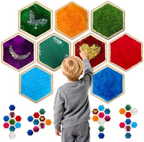 LILXIU 16 PCS Sensory wall Panel by Unknown