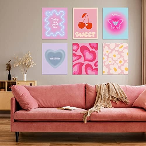 Habseligkeit Pink Gradient Aura Posters - Image 5