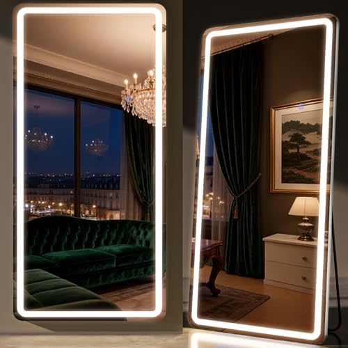 LED Full Length Mirror 32 x 71 Inch by Unknown