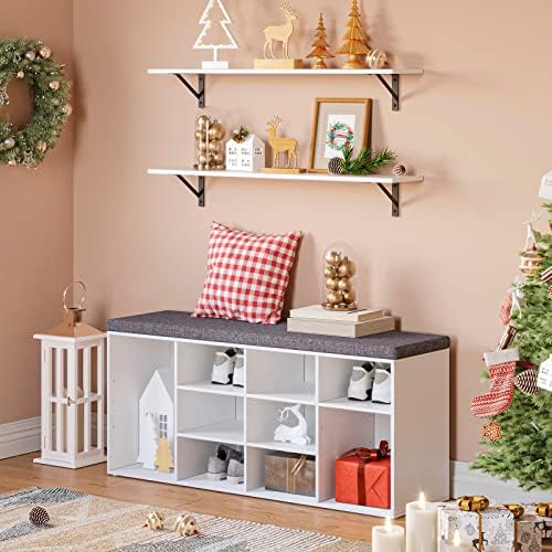 DINZI LVJ Long Wall Shelves, 31.5" Wall Mounted Shelves - Image 2