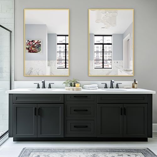 Bathroom Vanity Mirror for Wall 2Pack 36"x24" Bathroom Mirror for Over Sink - Image 2
